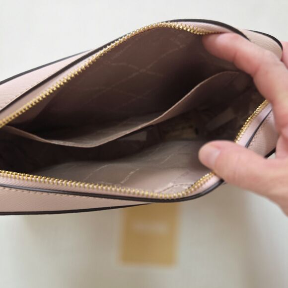 Michael Kors Jet Set Large East West Crossbody Signature Leather Bag Handbag - Picture 7 of 11